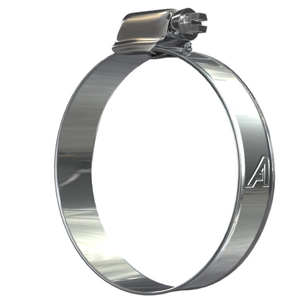 Worm Drive Hose Clip Clips & Clamps Auto Silicone Hoses W1 Zinc Plated 40mm>55mm