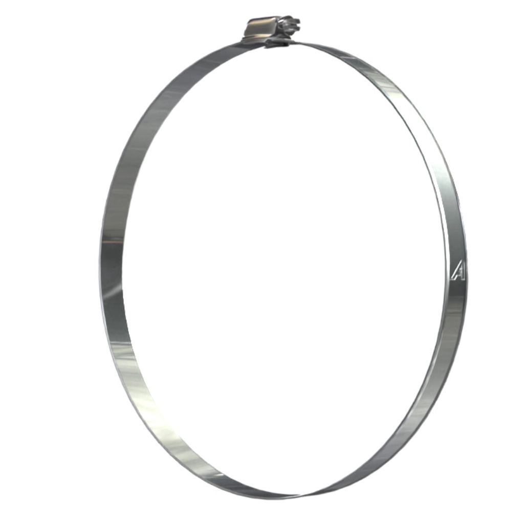 Worm Drive Hose Clip Clips & Clamps Auto Silicone Hoses W1 Zinc Plated 135mm>165mm