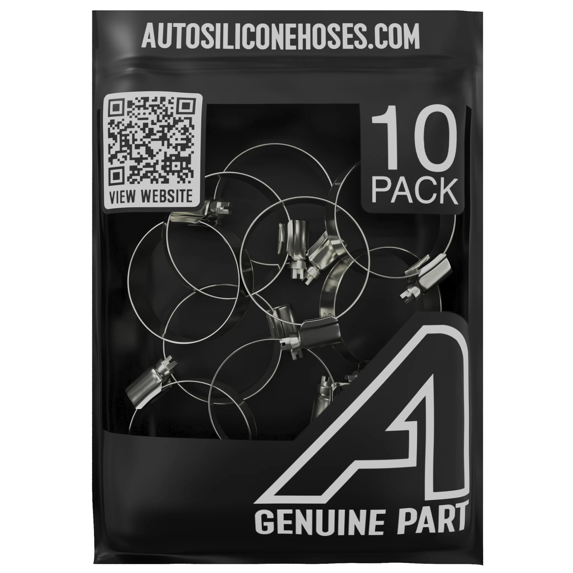 Worm Drive Hose Clip - 10 Pack Motor Vehicle Engine Parts Auto Silicone Hoses