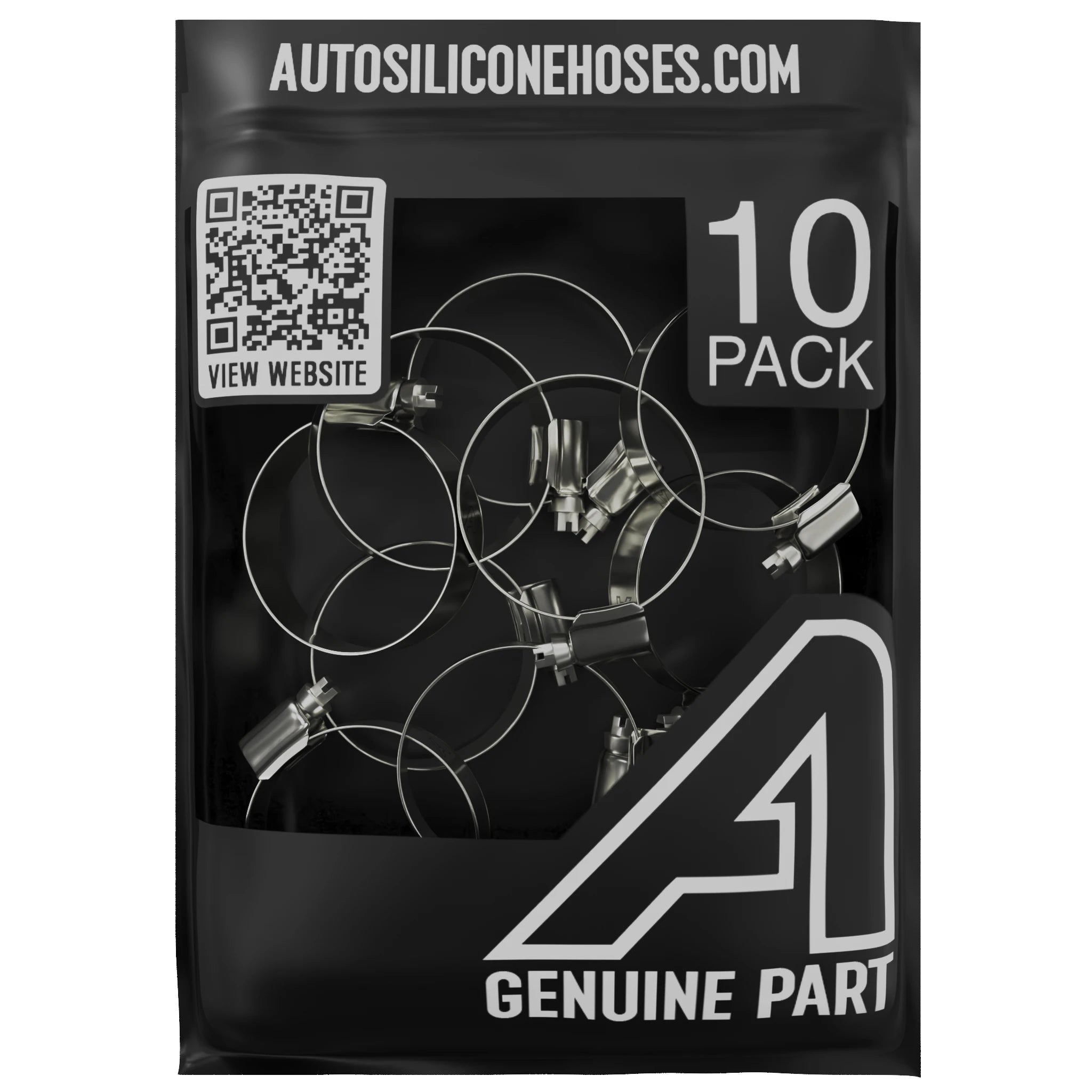 Worm Drive Hose Clip - 10 Pack Motor Vehicle Engine Parts Auto Silicone Hoses