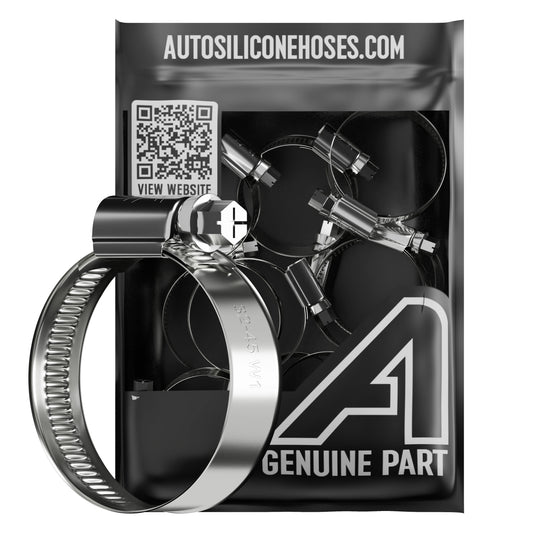 Assorted Worm Drive Hose Clips Auto Silicone Hoses W4 Stainless Steel 2 Of Each - 36 Clips