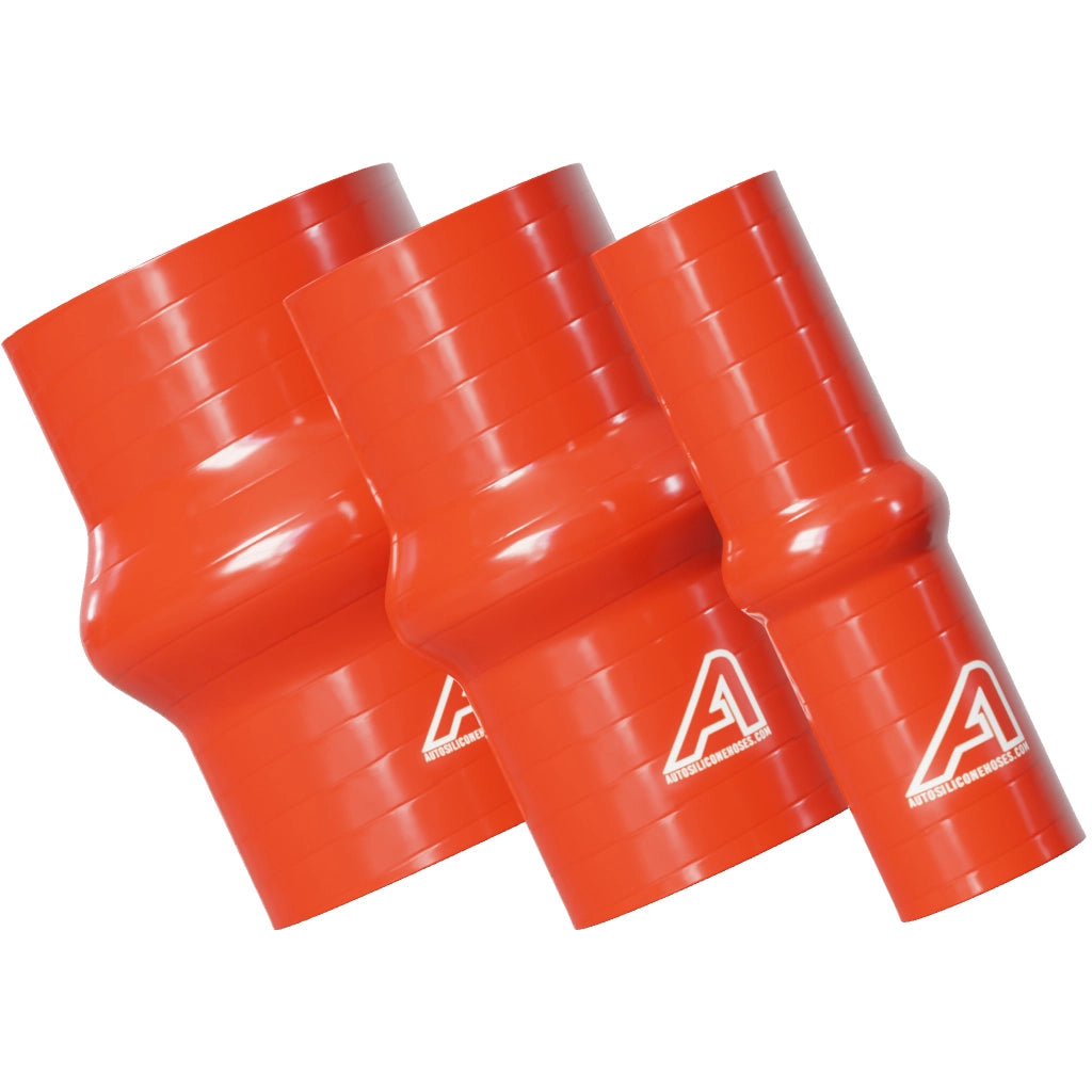 Silicone Hump Connector Silicone Hose Auto Silicone Hoses 25mm Red