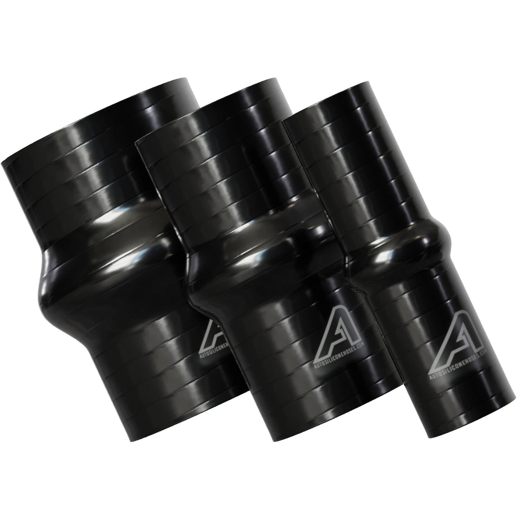 Silicone Hump Connector Silicone Hose Auto Silicone Hoses 25mm Black