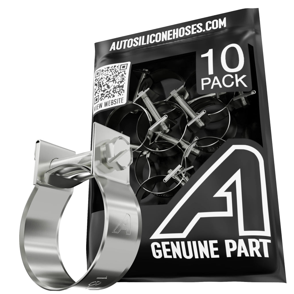Mini Fuel Hose Clip - 10 Pack Clips & Clamps Auto Silicone Hoses W4 Stainless Steel 7mm>9mm