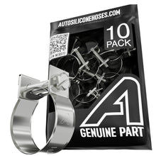 Mini Fuel Hose Clip - 10 Pack Clips & Clamps Auto Silicone Hoses W4 Stainless Steel 7mm>9mm