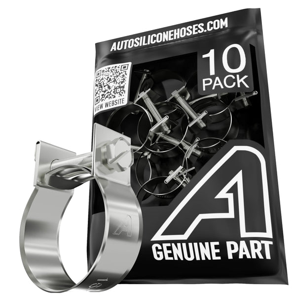 Mini Fuel Hose Clip - 10 Pack Clips & Clamps Auto Silicone Hoses W4 Stainless Steel 7mm>9mm
