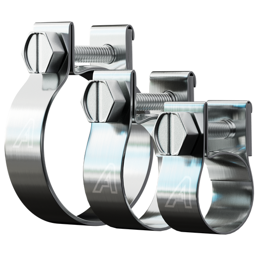 Mini Fuel Hose Clip - 100 Pack Clips & Clamps Auto Silicone Hoses