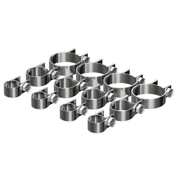 Mini Fuel Hose Clip - 100 Pack Clips & Clamps Auto Silicone Hoses