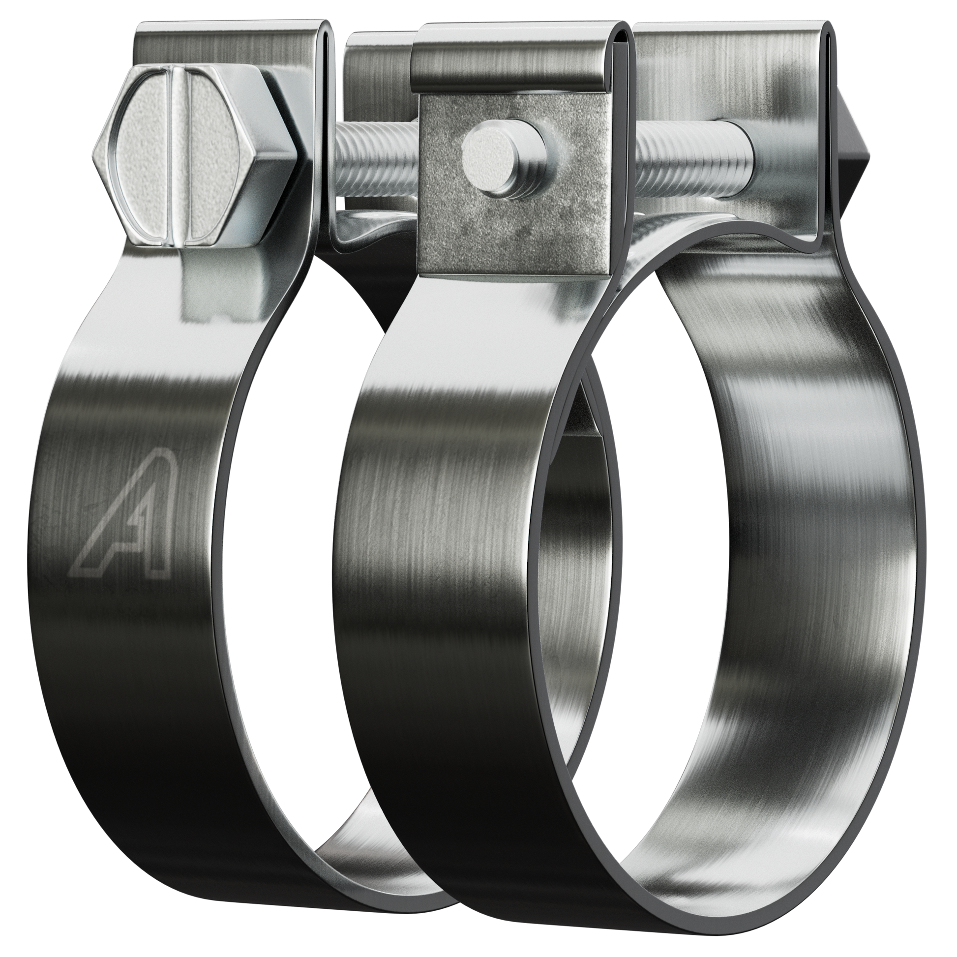 Mini Fuel Hose Clip - 100 Pack Clips & Clamps Auto Silicone Hoses W4 Stainless Steel 10mm>12mm