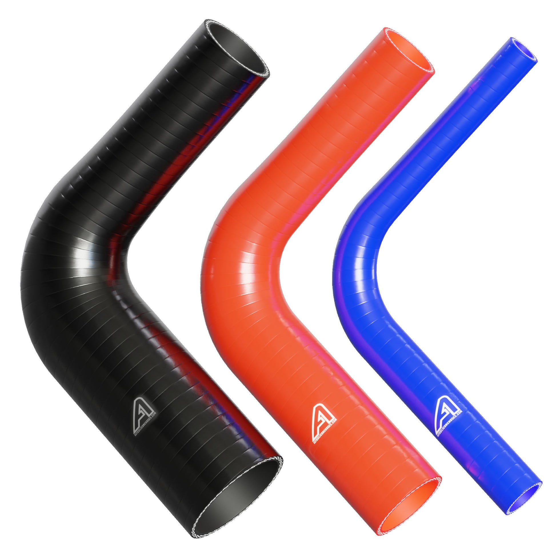 90 Degree Reducing Black Silicone Elbow Hose Motor Vehicle Engine Parts Auto Silicone Hoses   