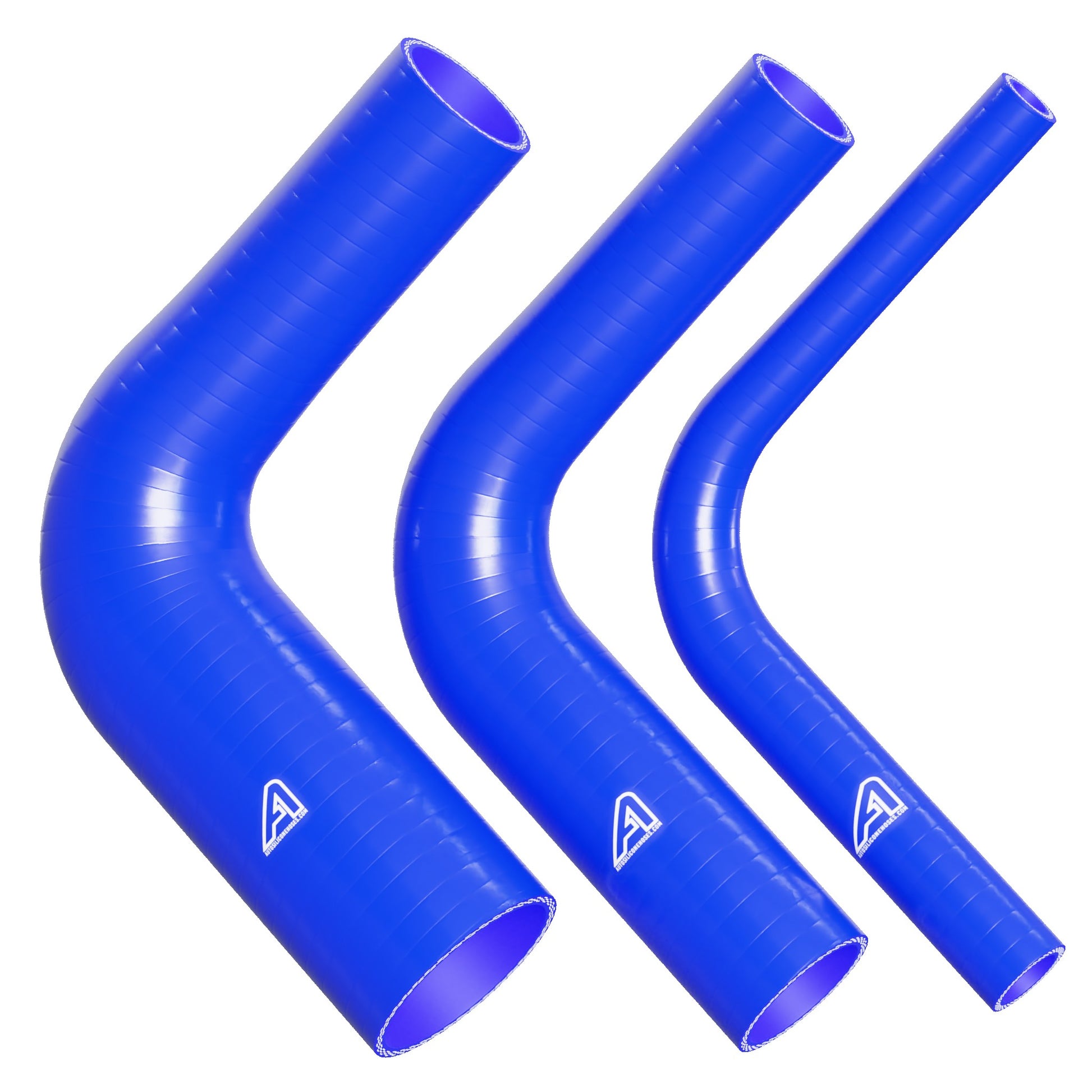 90 Degree Reducing Blue Silicone Elbow Hose Motor Vehicle Engine Parts Auto Silicone Hoses   