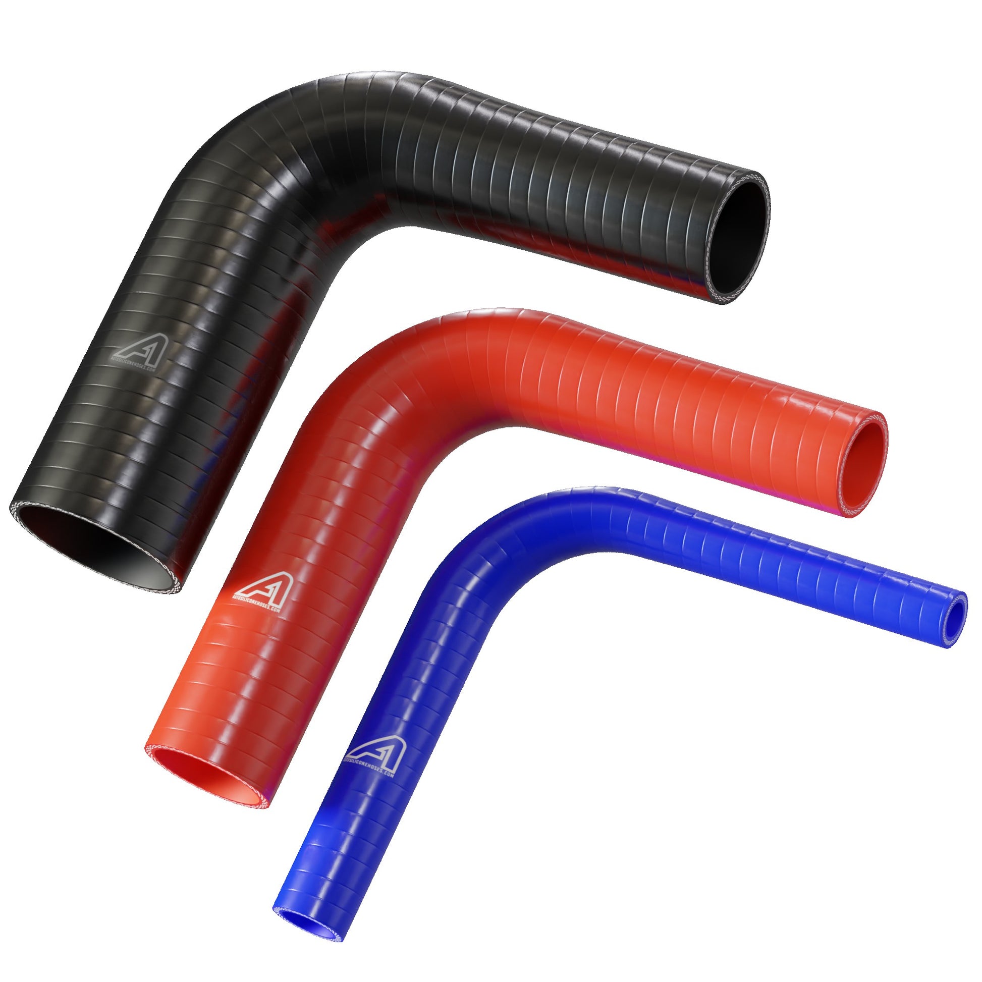 90 Degree Reducing Black Silicone Elbow Hose Silicone Hose Auto Silicone Hoses