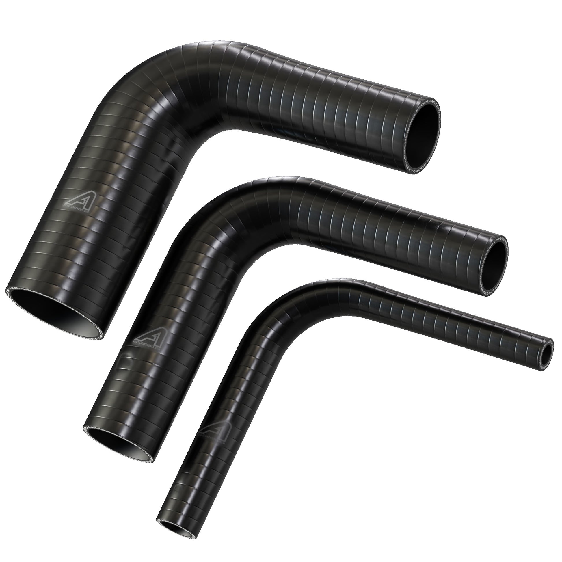 90 Degree Reducing Black Silicone Elbow Hose Silicone Hose Auto Silicone Hoses