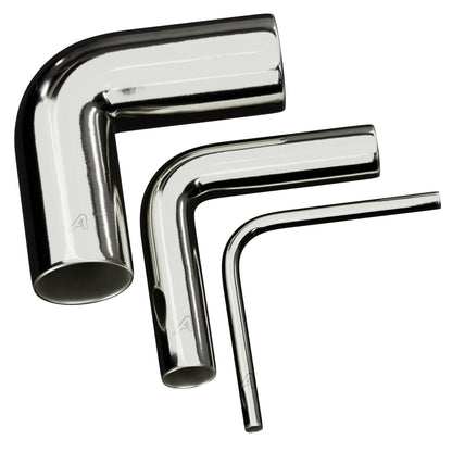 90 Degree Stainless Steel Elbow Metal Tubes Auto Silicone Hoses