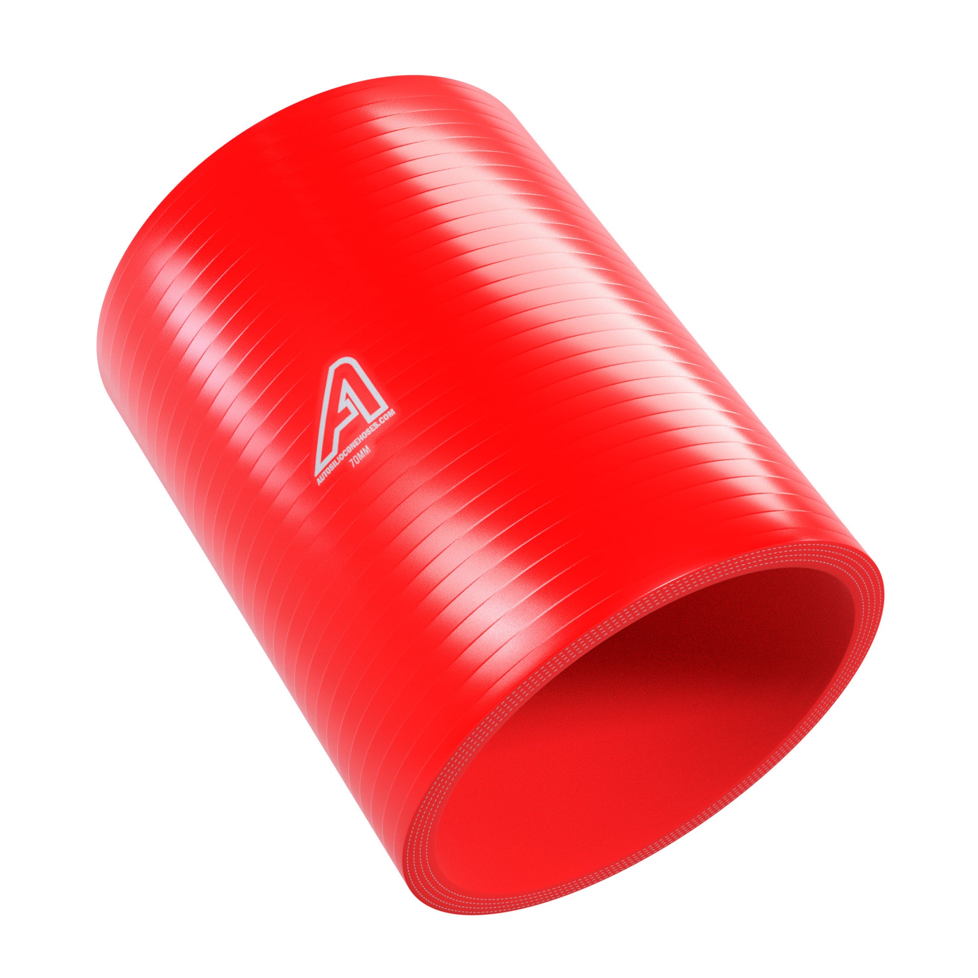 70mm ID Silicone Air & Water Hose Joiner Silicone Hose Auto Silicone Hoses 50mm Red