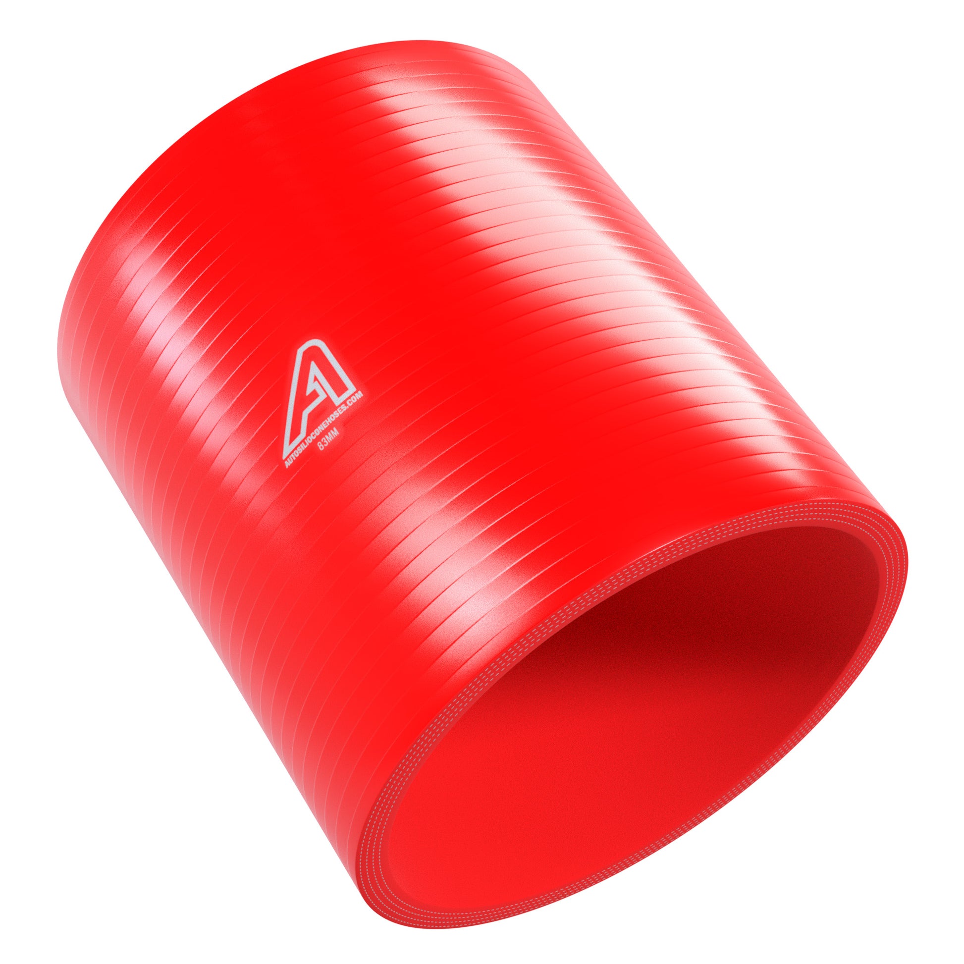 83mm ID Silicone Air & Water Hose Joiner Motor Vehicle Engine Parts Auto Silicone Hoses 50mm Red 