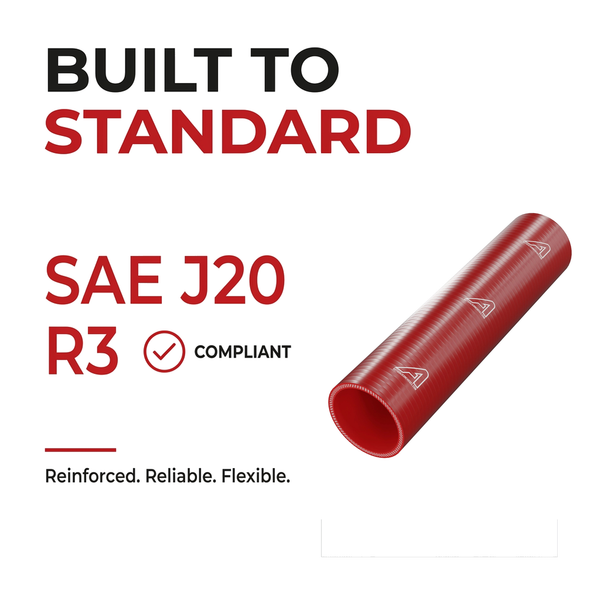 Silicone Coupling Hose - Red - Built to SAE J20 R3