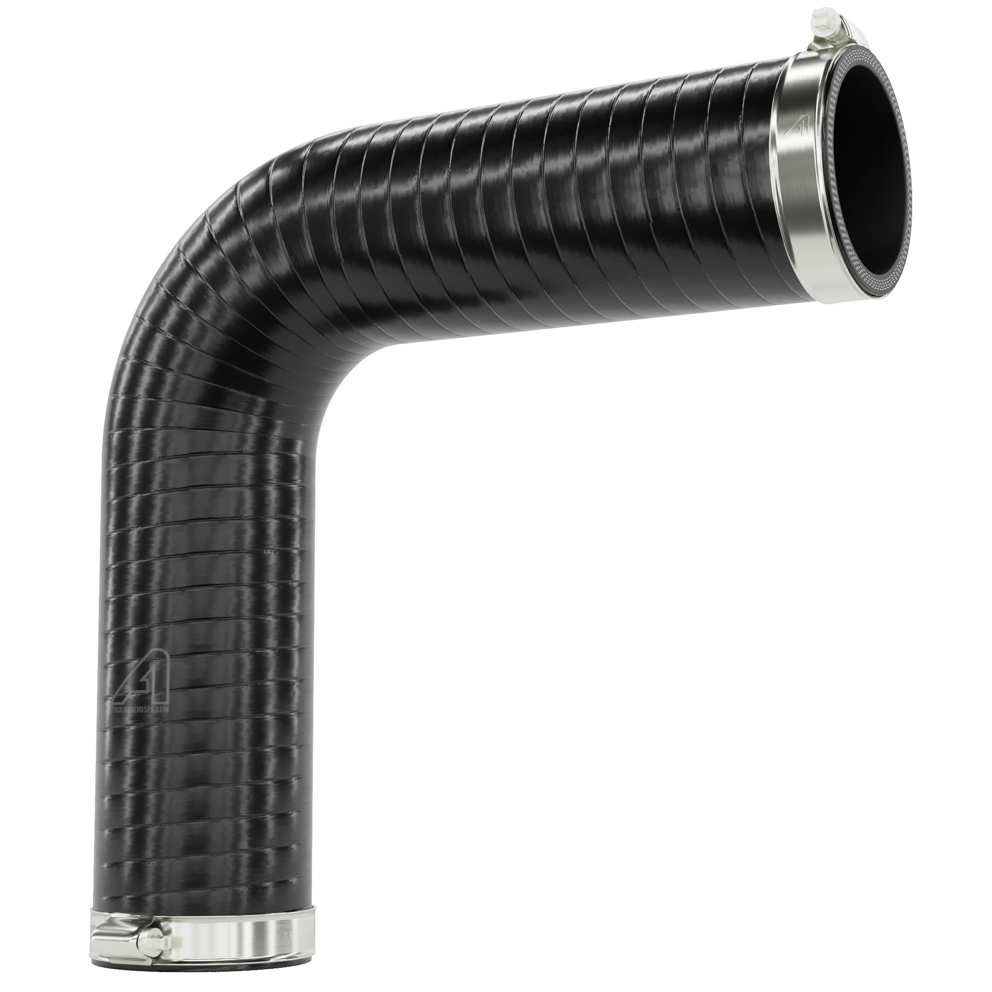 Volkswagen 1.9 TDI EGR Silicone Blanking Hose Fits PD130 PD150 Silicone Hose Auto Silicone Hoses Black Yes [2 Clips]