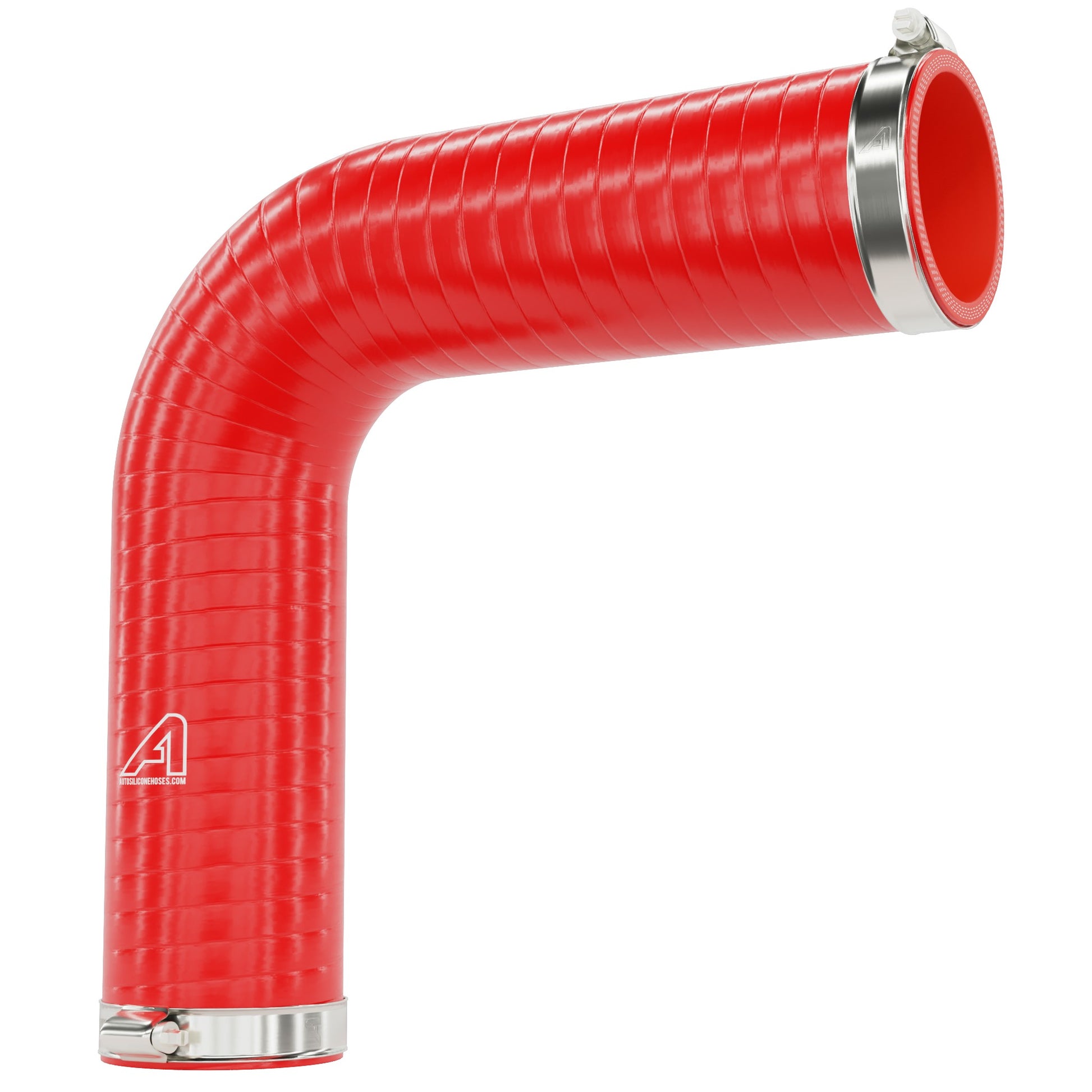 Volkswagen 1.9 TDI EGR Silicone Blanking Hose Fits PD130 PD150 Silicone Hose Auto Silicone Hoses Red Yes [2 Clips]