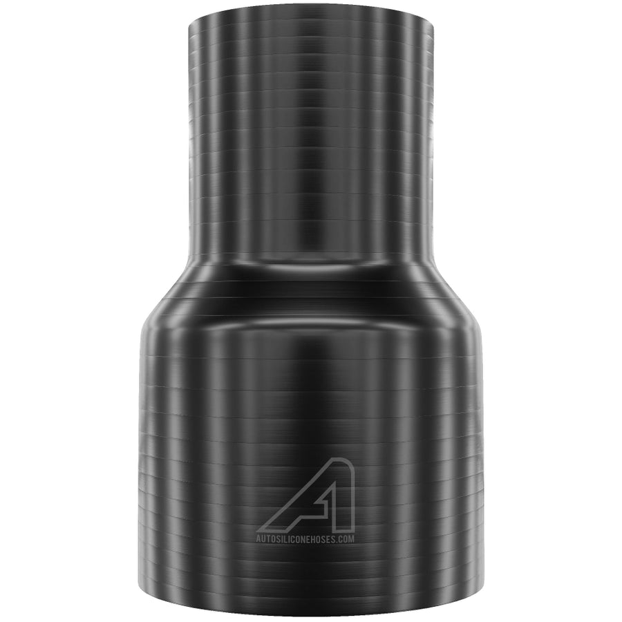 Straight Reducing Silicone Hose &ndash; Black