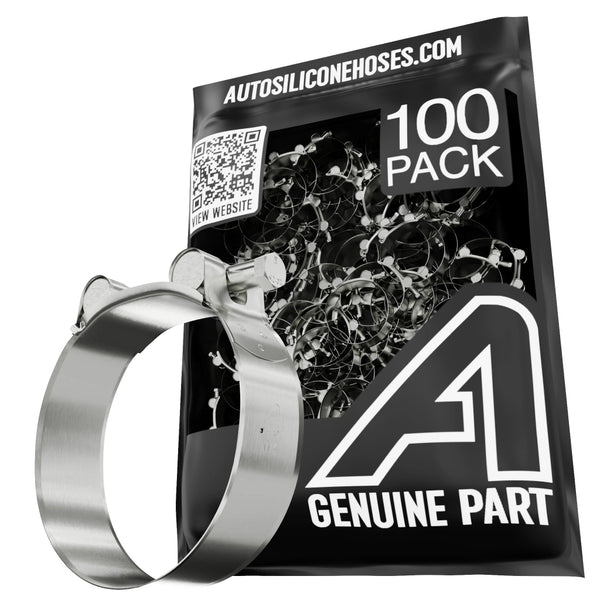 T Bolt Hose Clamp - 100 Pack Motor Vehicle Engine Parts Auto Silicone Hoses