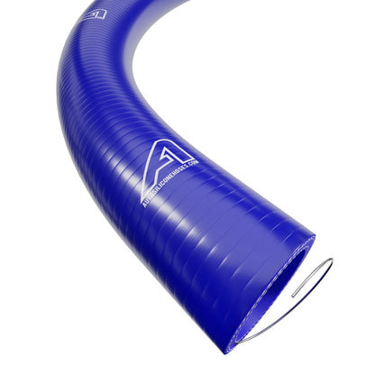 1 Metre SuperFlex Wire Reinforced Silicone Silicone Hose Auto Silicone Hoses 8mm Blue