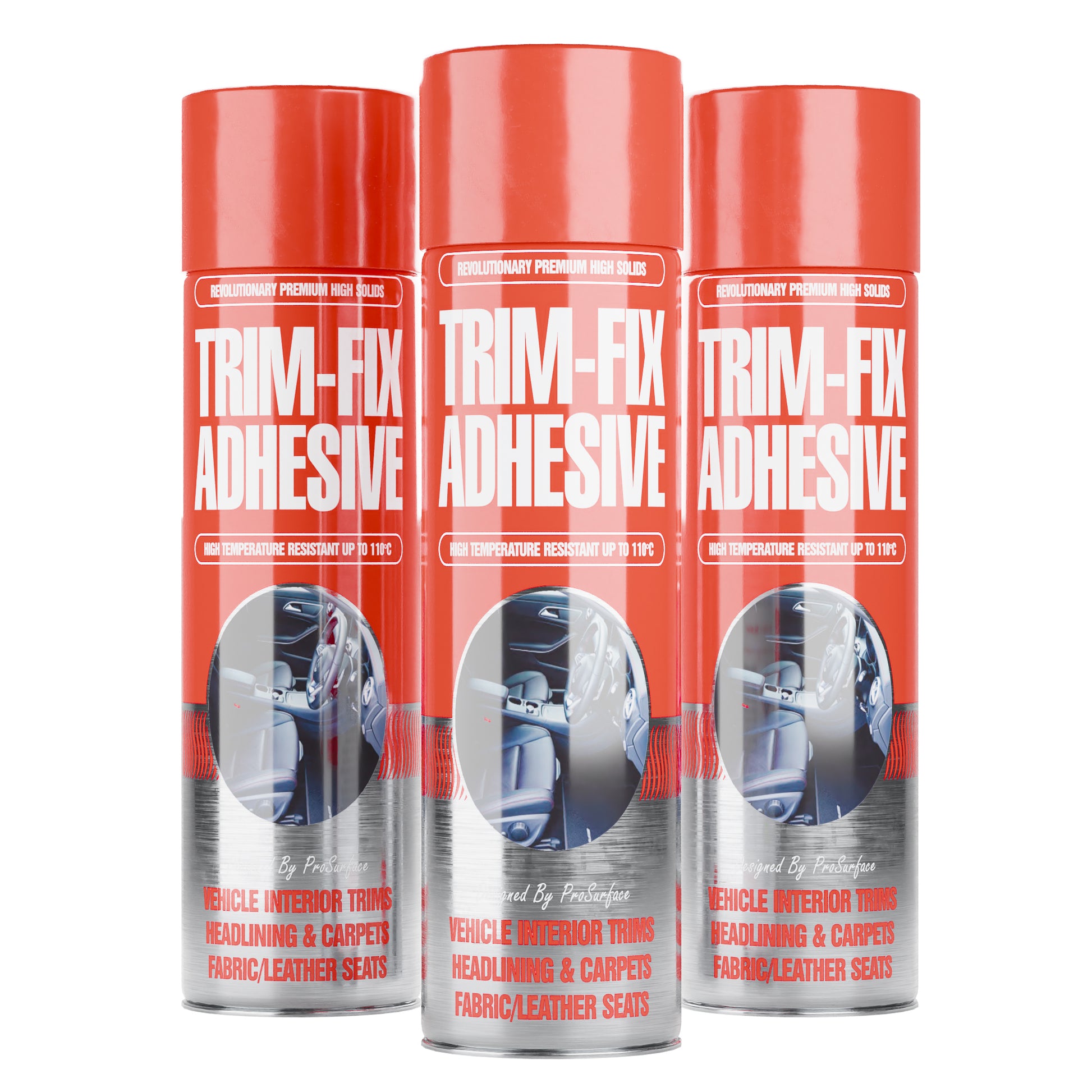 Trimfix High Temperature Adhesive Spray Glue 500ml Hardware Glue & Adhesives Pro Surface   