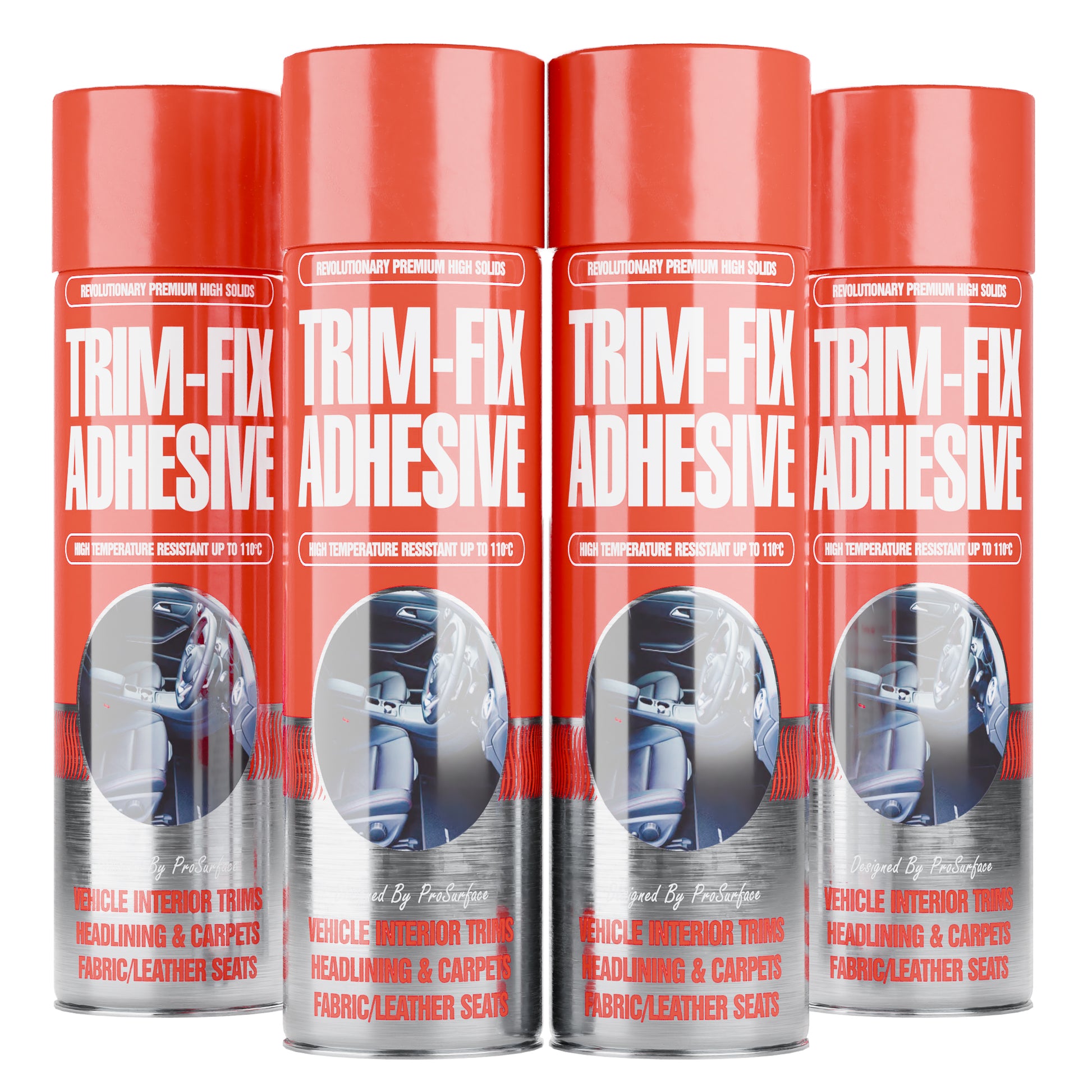 Trimfix High Temperature Adhesive Spray Glue 500ml Hardware Glue & Adhesives Pro Surface   