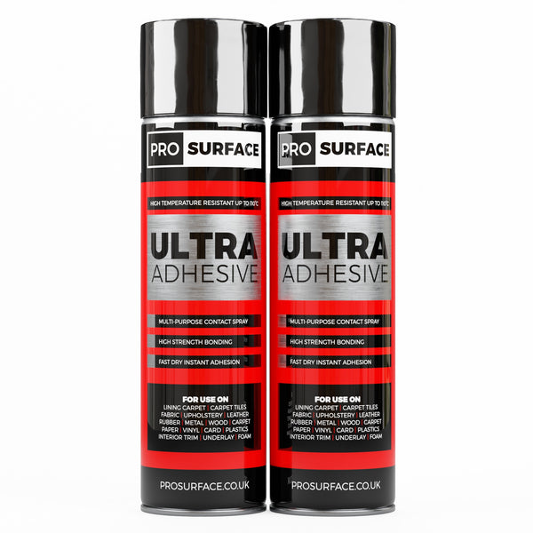 Ultra Adhesive - High Temperature Multi-Purpose Contact Spray 500ml  Pro Surface   
