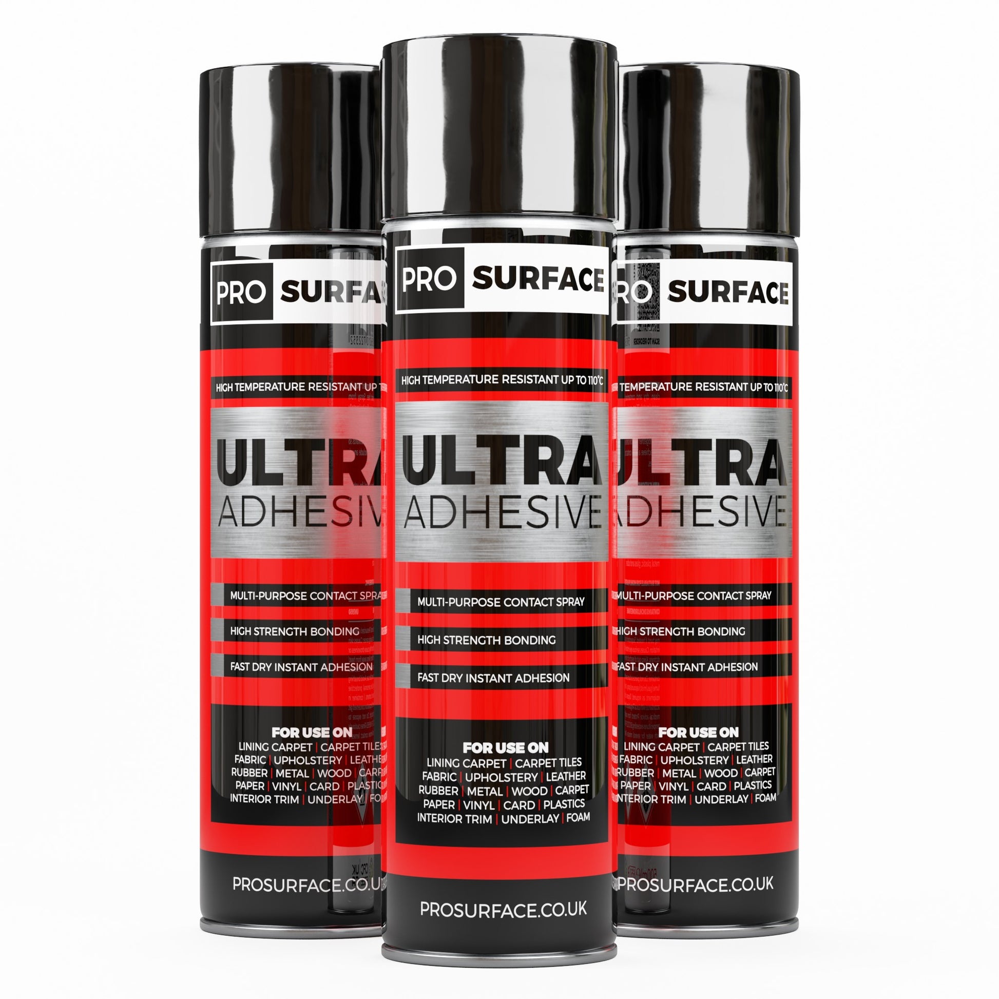 Ultra Adhesive - High Temperature Multi-Purpose Contact Spray 500ml  Pro Surface   