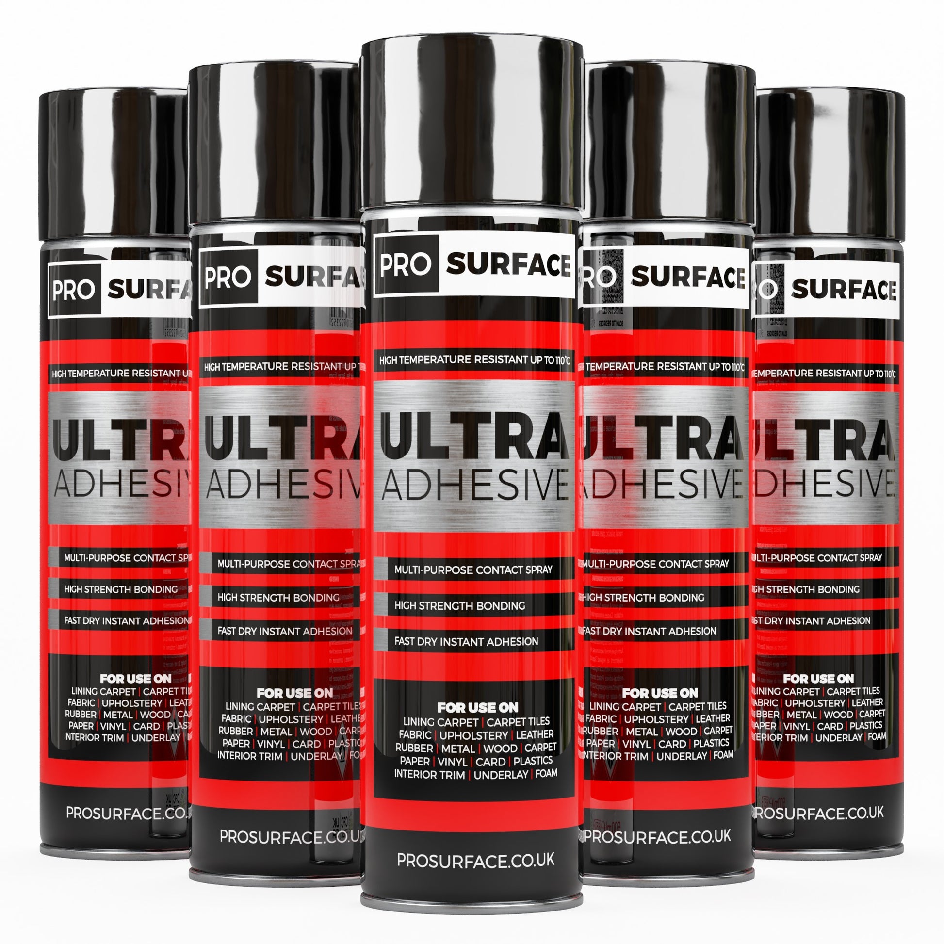 Ultra Adhesive - High Temperature Multi-Purpose Contact Spray 500ml  Pro Surface   