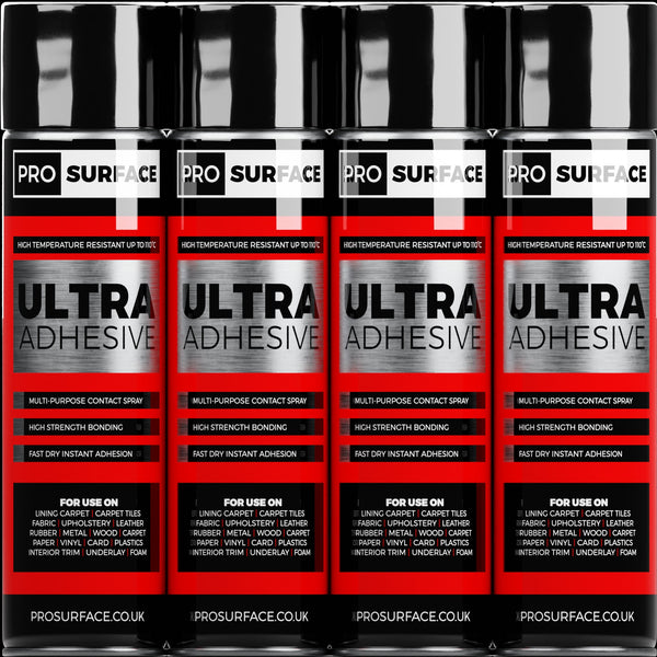 Ultra Adhesive - High Temperature Multi-Purpose Contact Spray 500ml  Pro Surface   