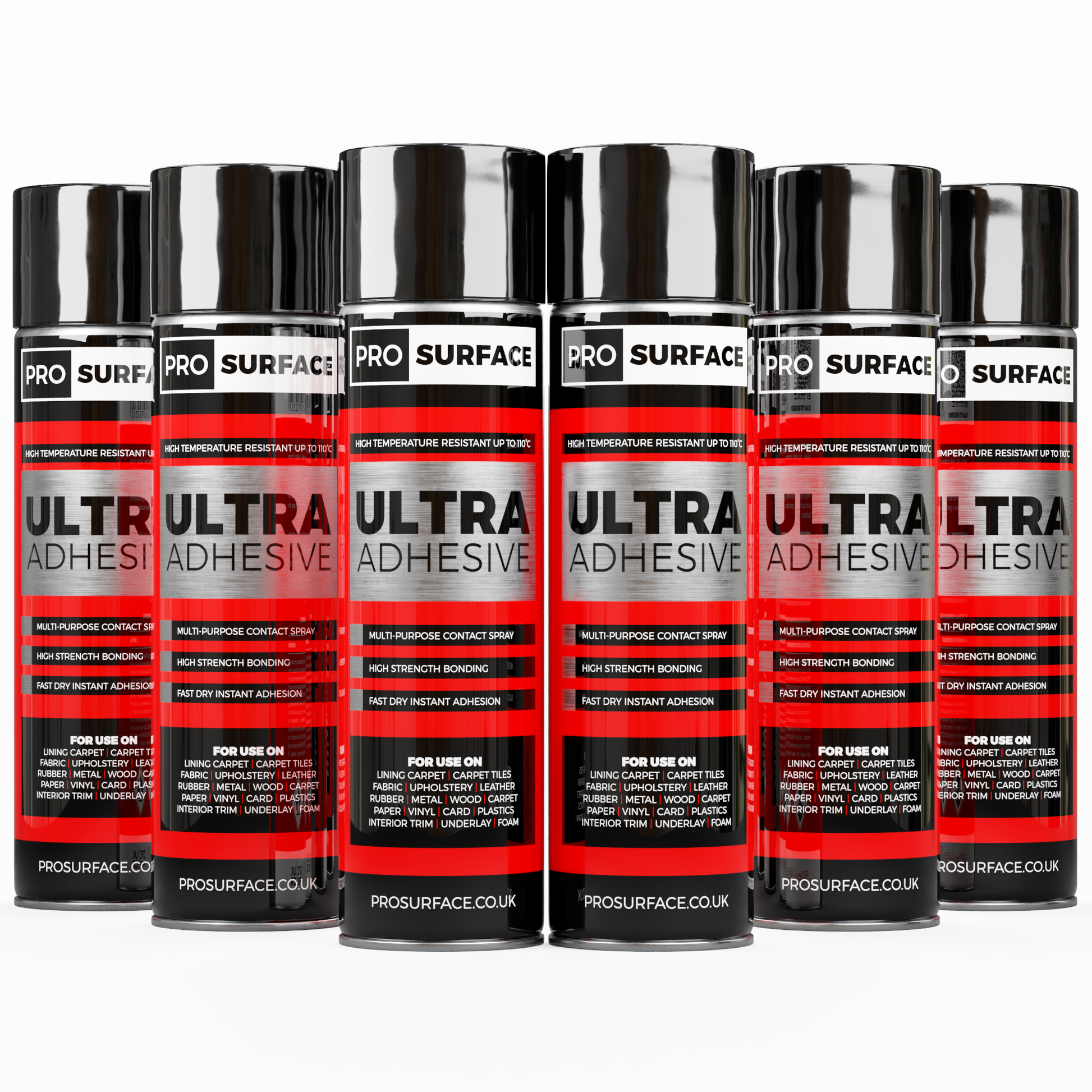 Ultra Adhesive - High Temperature Multi-Purpose Contact Spray 500ml  Pro Surface   