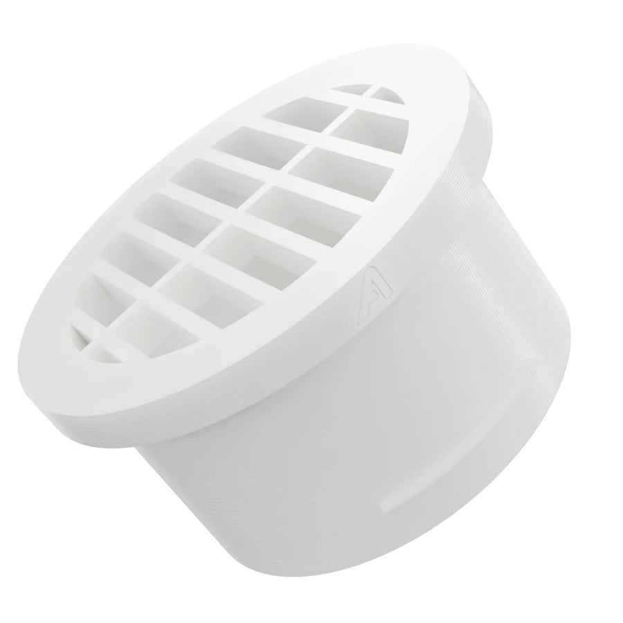 Plastic Round Ducting Vent &ndash; White