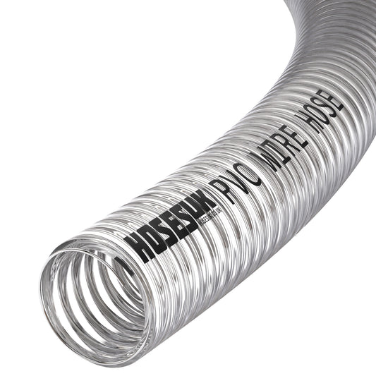 38mm ID PVC Wire Reinforced Clear Hose PVC Hoses Hoses UK