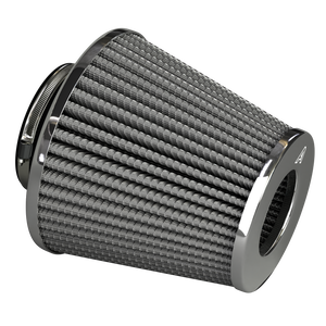 Twin Cone Air Filter - Grey  Auto Silicone Hoses   