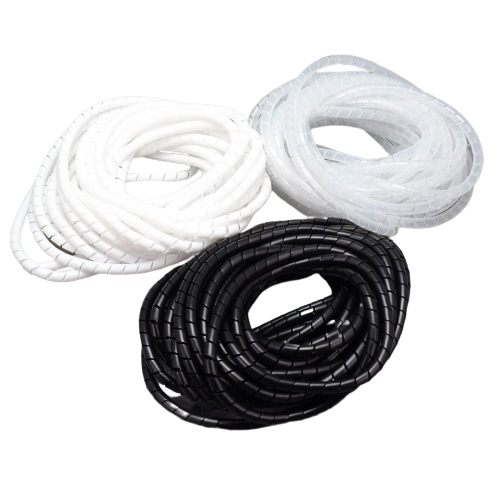 Spiral Wrap Cable Tidy - 10 Metres  Auto Silicone Hoses 10 Metres Black 