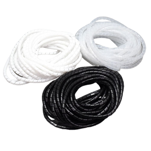 Spiral Wrap Cable Tidy - 10 Metres  Auto Silicone Hoses 10 Metres Black 
