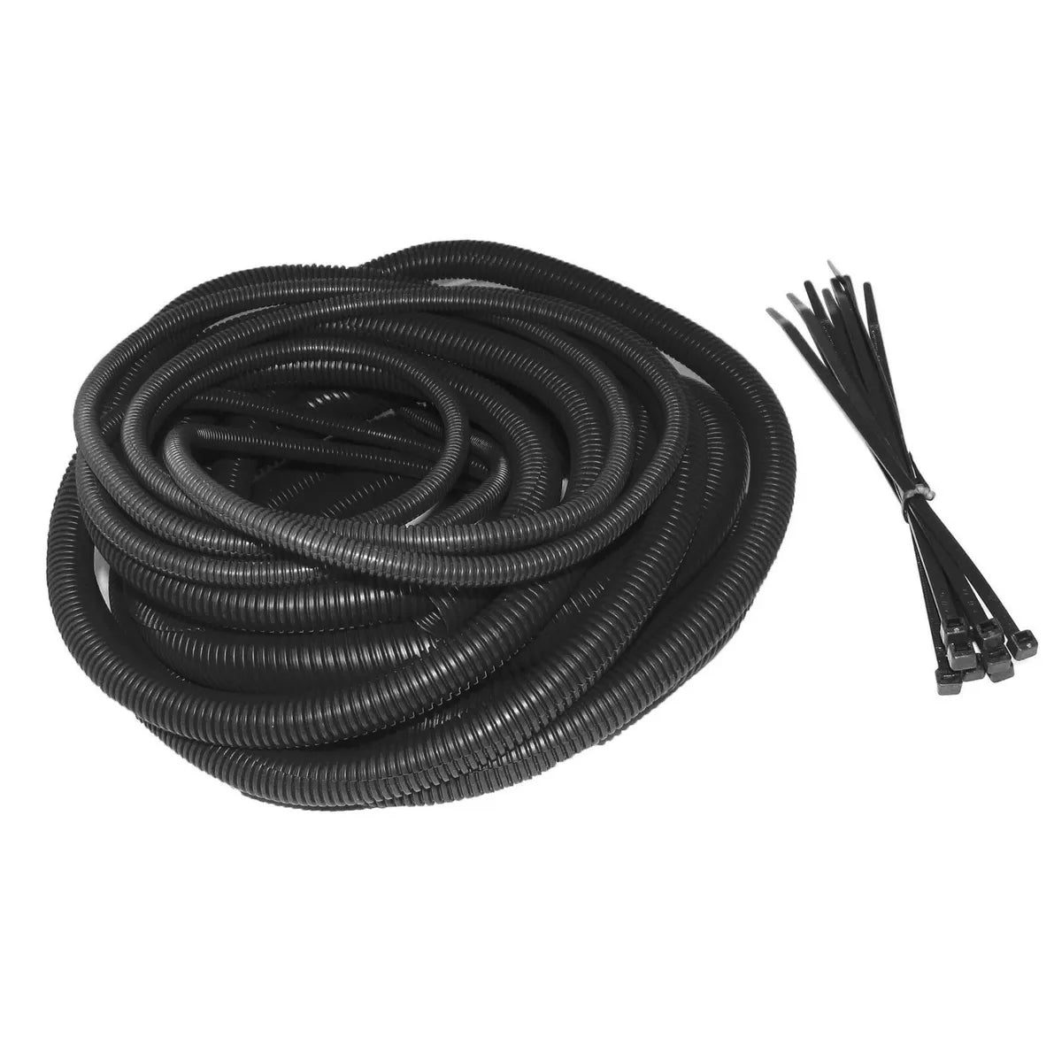 Black Engine Dressing Conduit Kit  Auto Silicone Hoses   