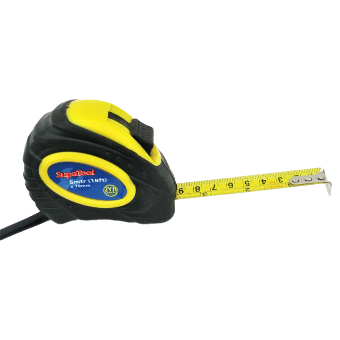 Rubberised Tape Measure 3m x 16mm Tools Auto Silicone Hoses