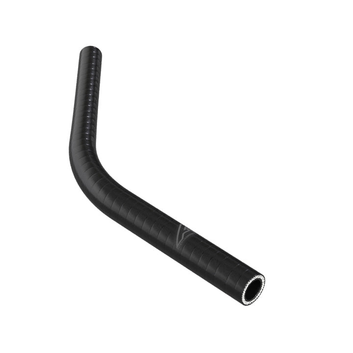 45 Degree Reducing Black Silicone Elbow Hose Silicone Hose Auto Silicone Hoses 19mm To 13mm Black