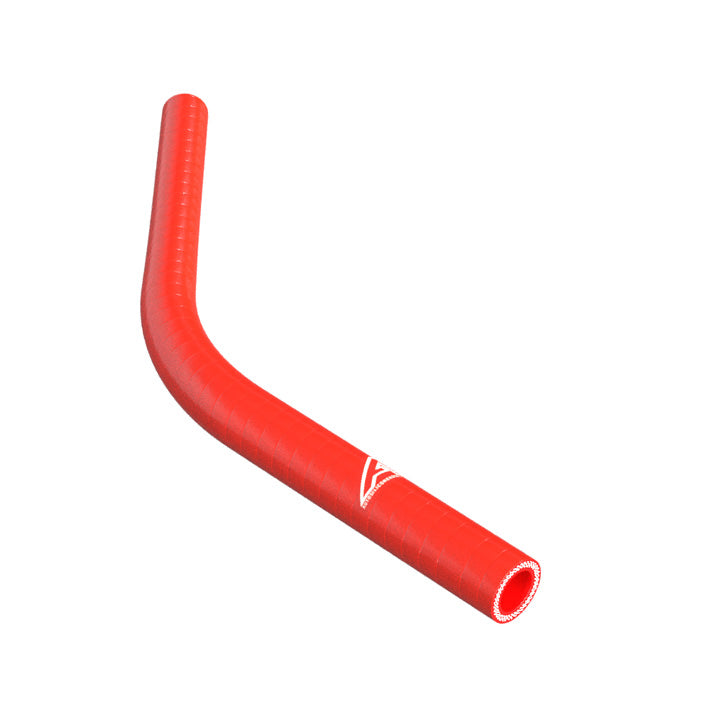 45 Degree Reducing Red Silicone Elbow Silicone Hose Auto Silicone Hoses 19mm To 13mm Red