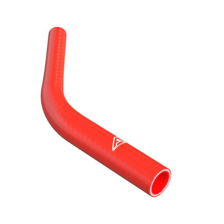 45 Degree Reducing Red Silicone Elbow Silicone Hose Auto Silicone Hoses 32mm To 19mm Red