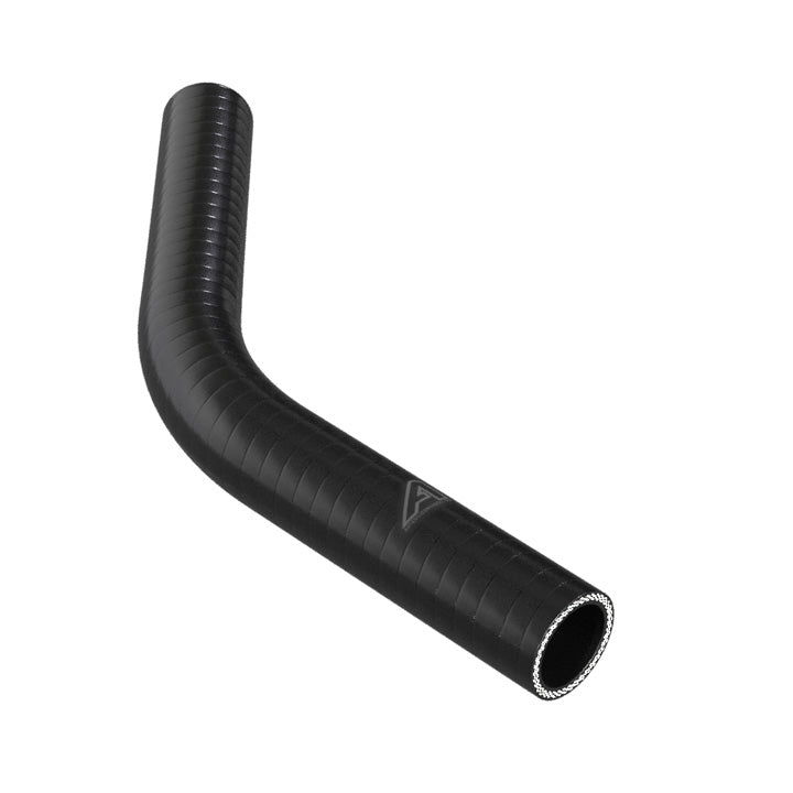 45 Degree Reducing Black Silicone Elbow Hose Silicone Hose Auto Silicone Hoses 35mm To 32mm Black