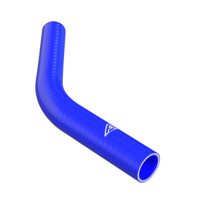 45 Degree Reducing Blue Silicone Elbow Silicone Hose Auto Silicone Hoses 38mm To 32mm Blue