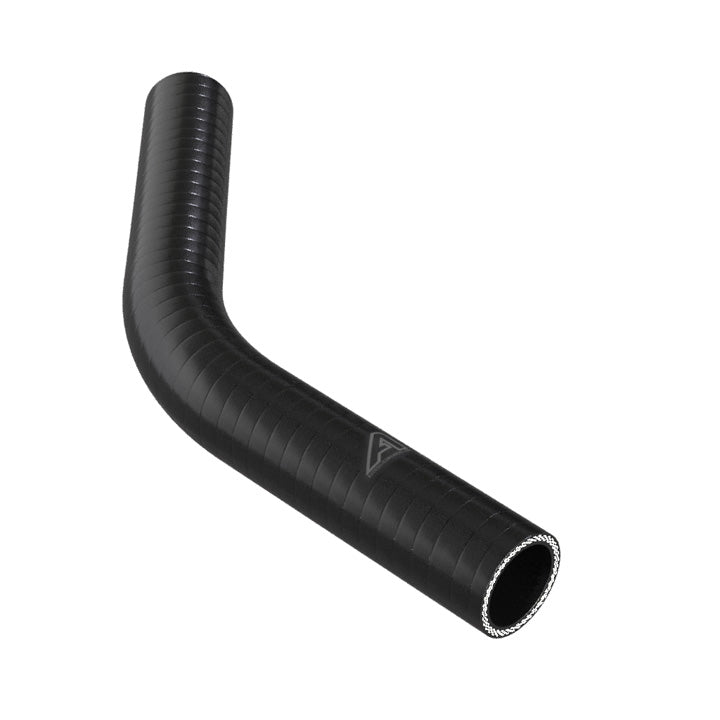 45 Degree Reducing Black Silicone Elbow Hose Silicone Hose Auto Silicone Hoses 38mm To 35mm Black