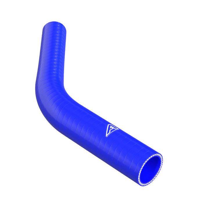 45 Degree Reducing Blue Silicone Elbow Silicone Hose Auto Silicone Hoses 42mm To 32mm Blue