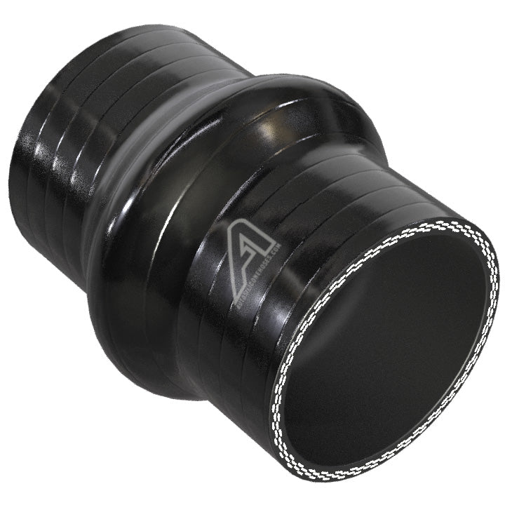 Silicone Hump Connector Silicone Hose Auto Silicone Hoses 76mm Black