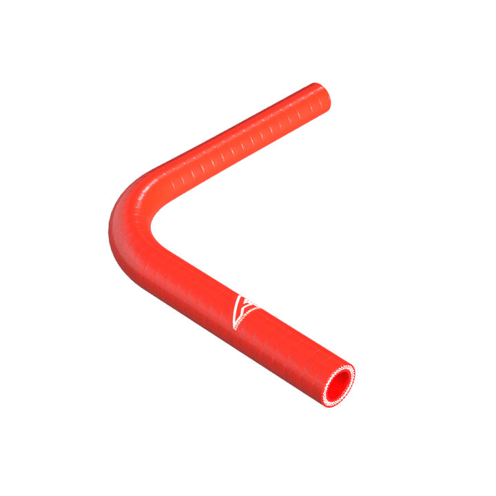 90 Degree Reducing Red Silicone Elbow Hose Silicone Hose Auto Silicone Hoses 19mm To 13mm Red