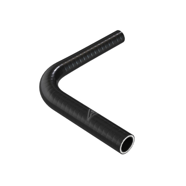 90 Degree Reducing Black Silicone Elbow Hose Silicone Hose Auto Silicone Hoses 25mm To 16mm Black